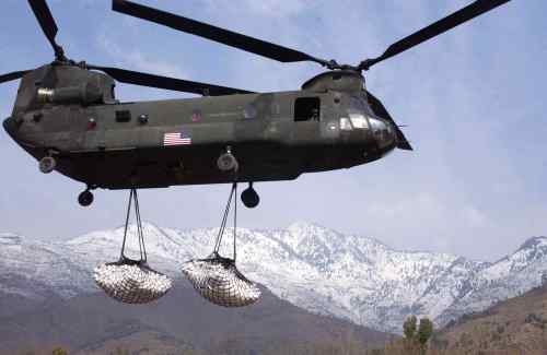 With better payload capability, Chinook was an ideal platform for a humanitarian mission. But only several western countries can afford to buy Chinook.